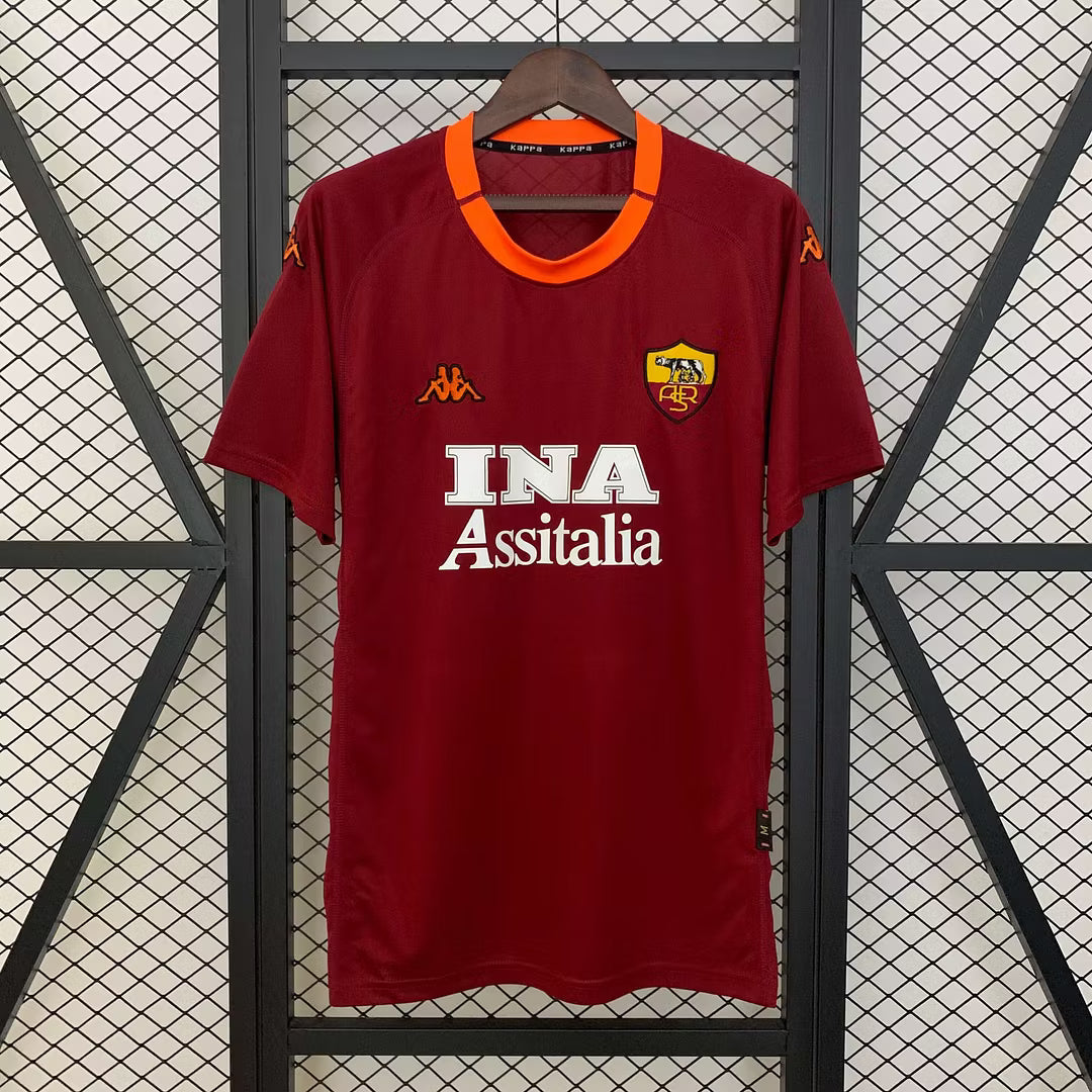 As Roma 2001 Home Jersey
