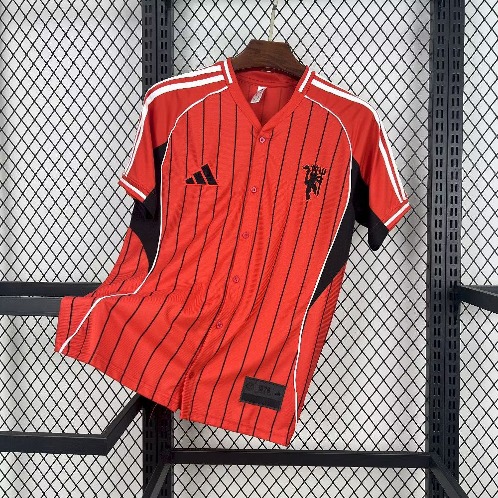 Manchester United 2025 Baseball Jersey