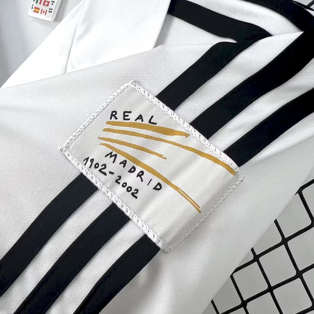 Real Madrid 2002 Home Jersey
