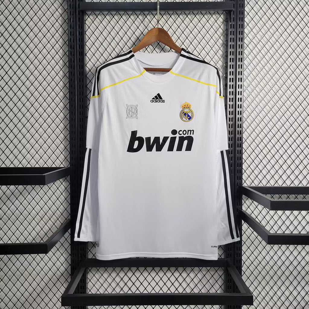 Real Madrid 2009 L/S Home Jersey