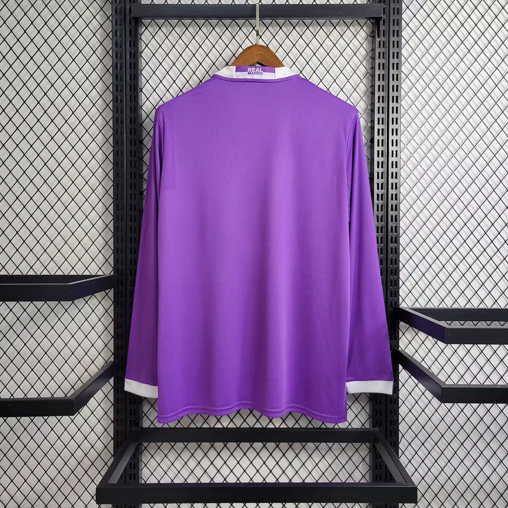 Real Madrid 2016 L/S Away UCL Jersey