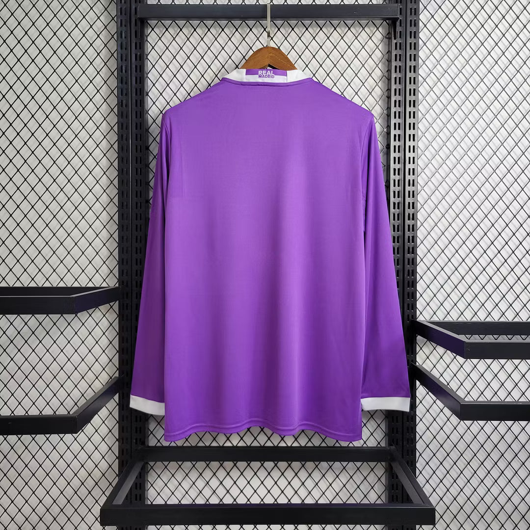 Real Madrid 2016 L/S Away UCL Jersey