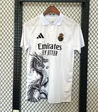 Real Madrid 2025 White Dragon Special Jersey