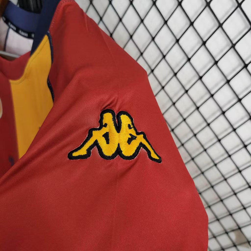 AS Roma 2001 European Home Jersey