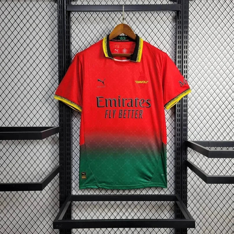 AC Milan 2024 x Off White Red Jersey