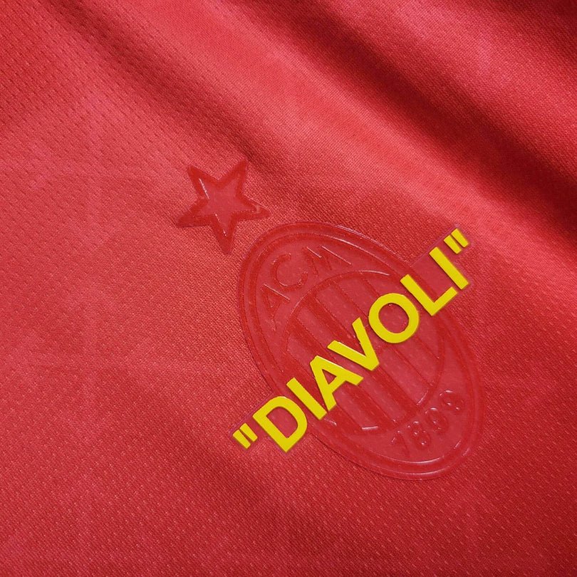 AC Milan 2024 x Off White Red Jersey