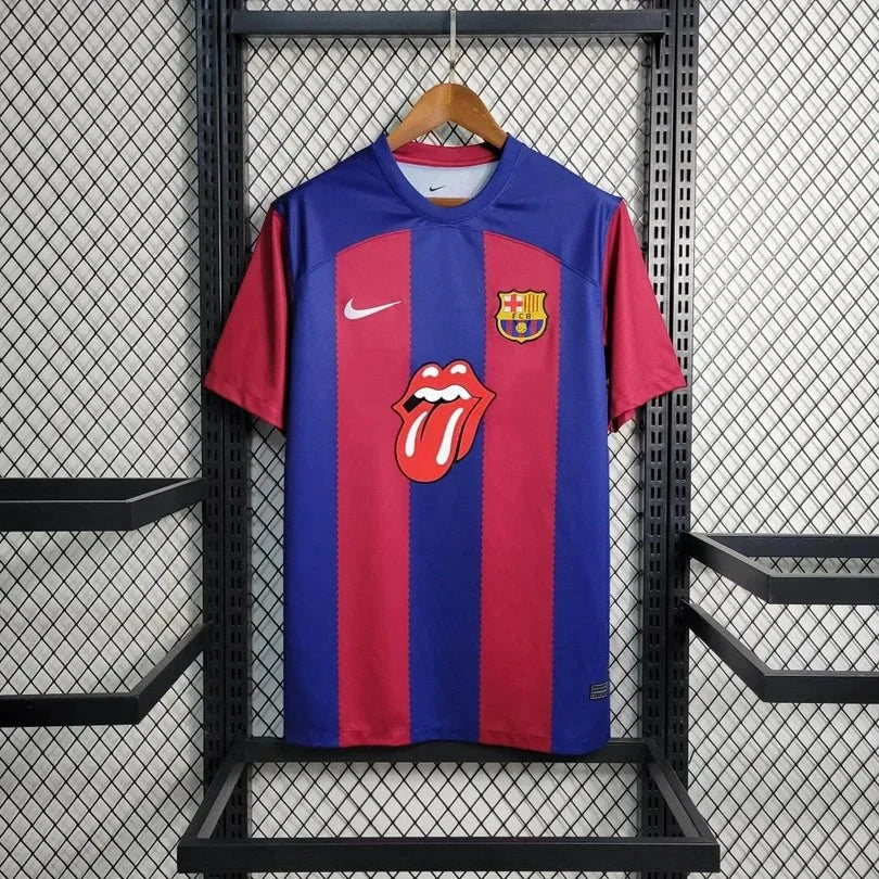 Barcelona x Rolling Stones 2023 Home Special Jersey