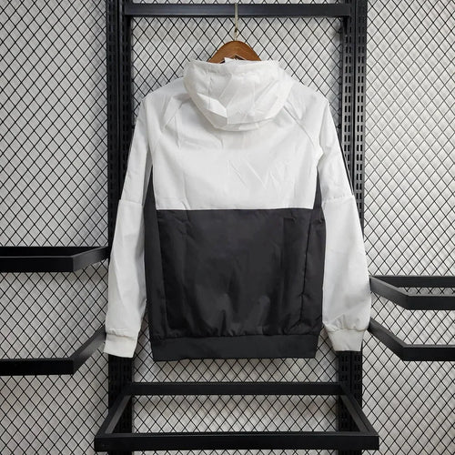 Bayern Munich 2024 Windbreaker White and Black