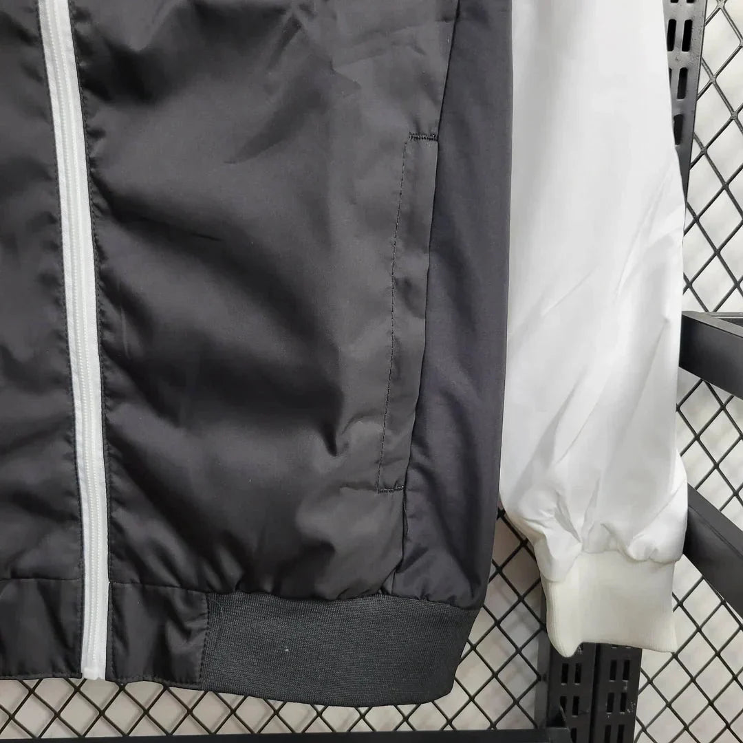 Bayern Munich 2024 Windbreaker White and Black