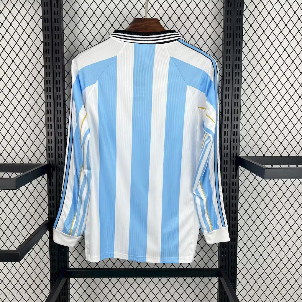 Argentina 1998 L/S Home Jersey