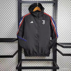 Juventus 2024 Black Windbreaker