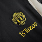 Manchester United 2025 Black And White Jacket Windbreaker