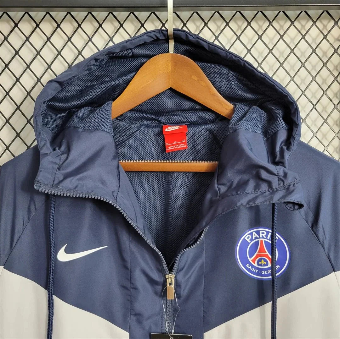 PSG 2022 Windbreaker Blue And White