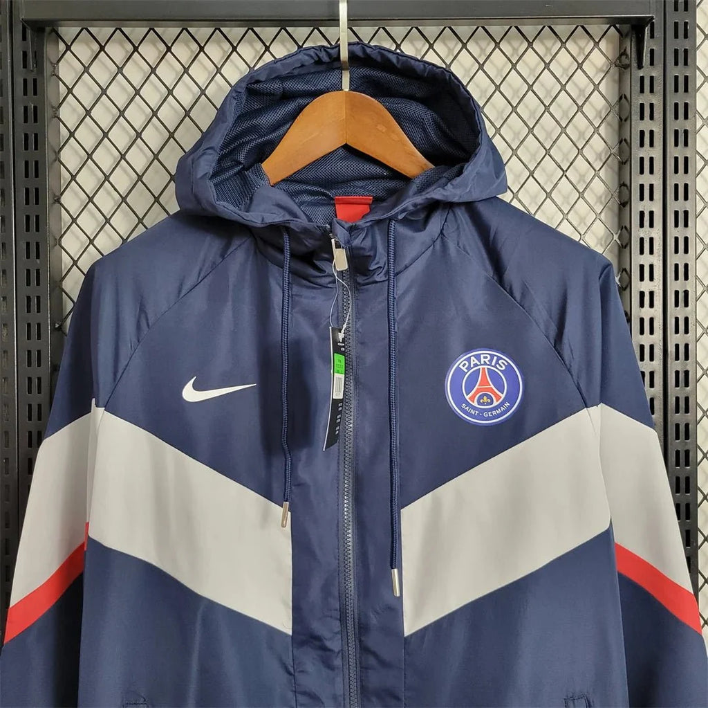 PSG 2022 Windbreaker Blue And White