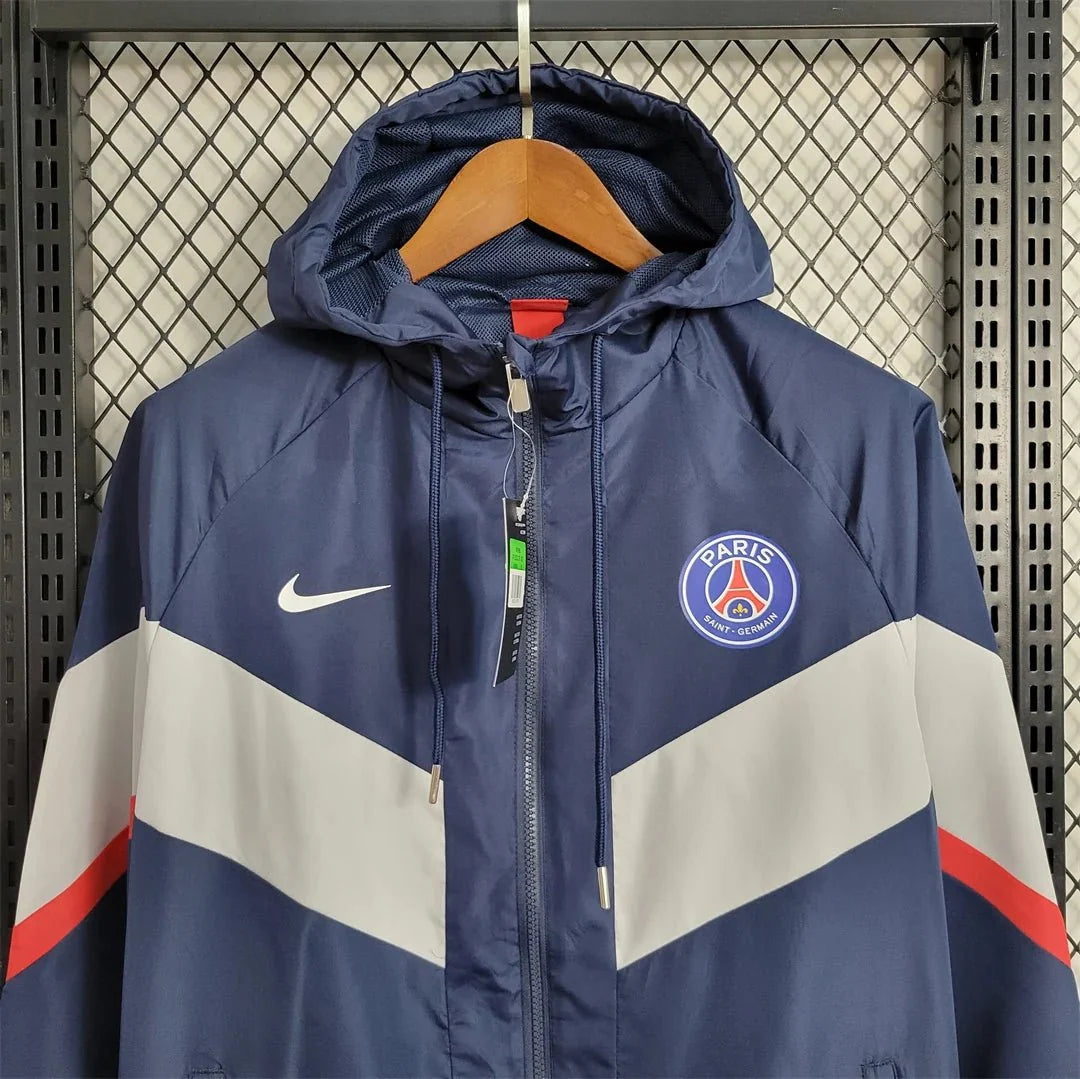PSG 2022 Windbreaker Blue And White