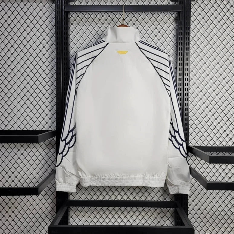 PSG 2025 Air Jordan Jacket White Windbreaker