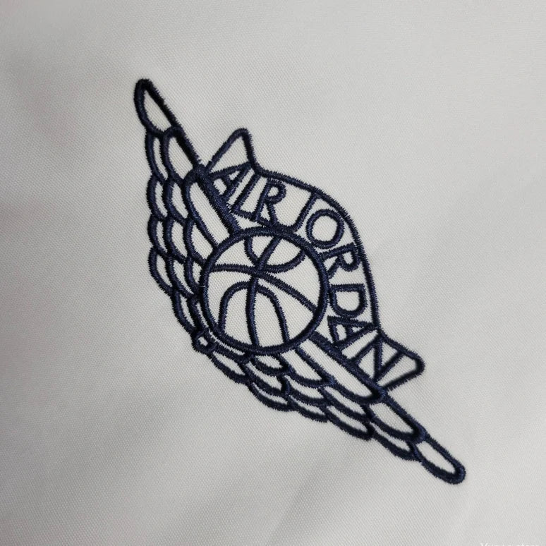 PSG 2025 Air Jordan Jacket White Windbreaker