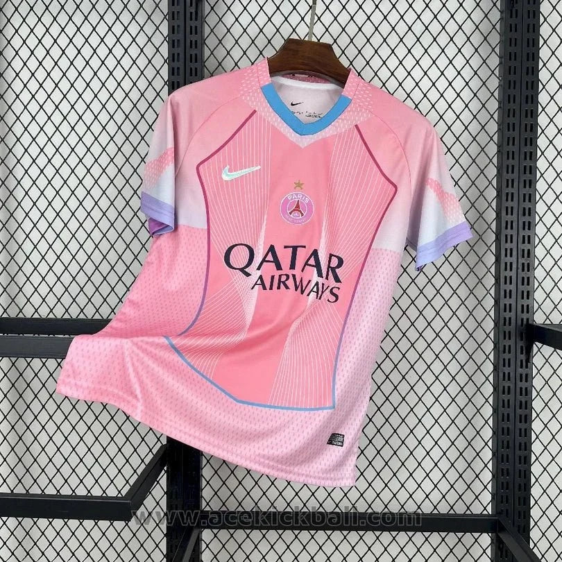 PSG Paris Saint-Germain 2025 Special Pink Jersey