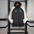 Real Madrid 2024 Black/White Windbreaker