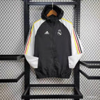 Real Madrid 2024 Black/White Windbreaker