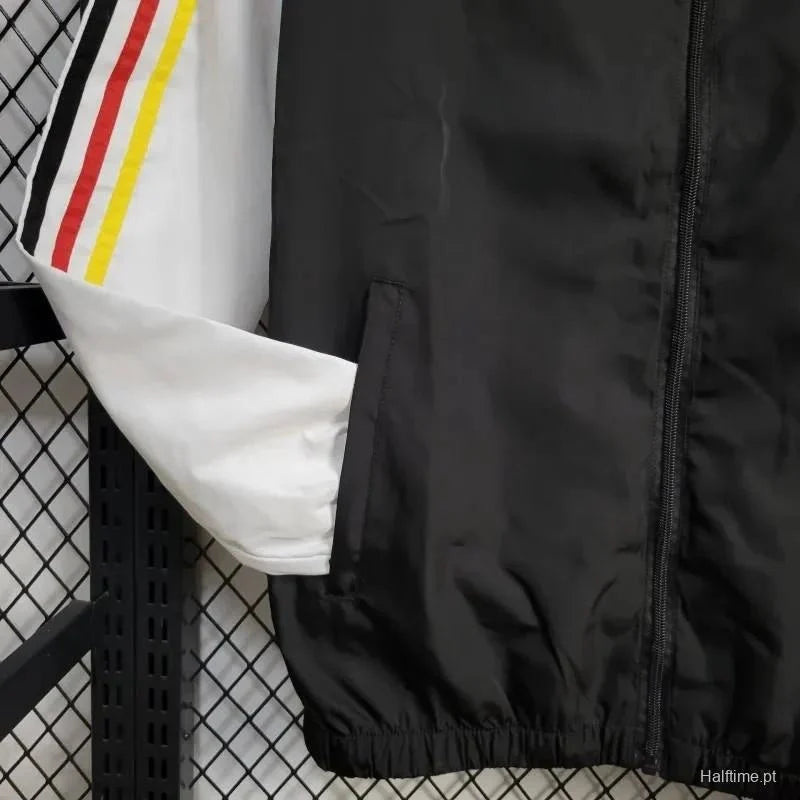 Real Madrid 2024 Black/White Windbreaker