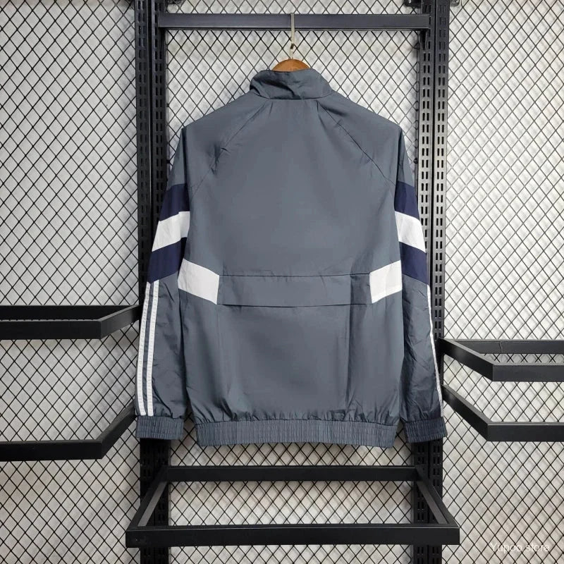Real Madrid 2025 Jacket Grey Windbreaker