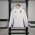 Real Madrid 2025 Jacket White Windbreaker