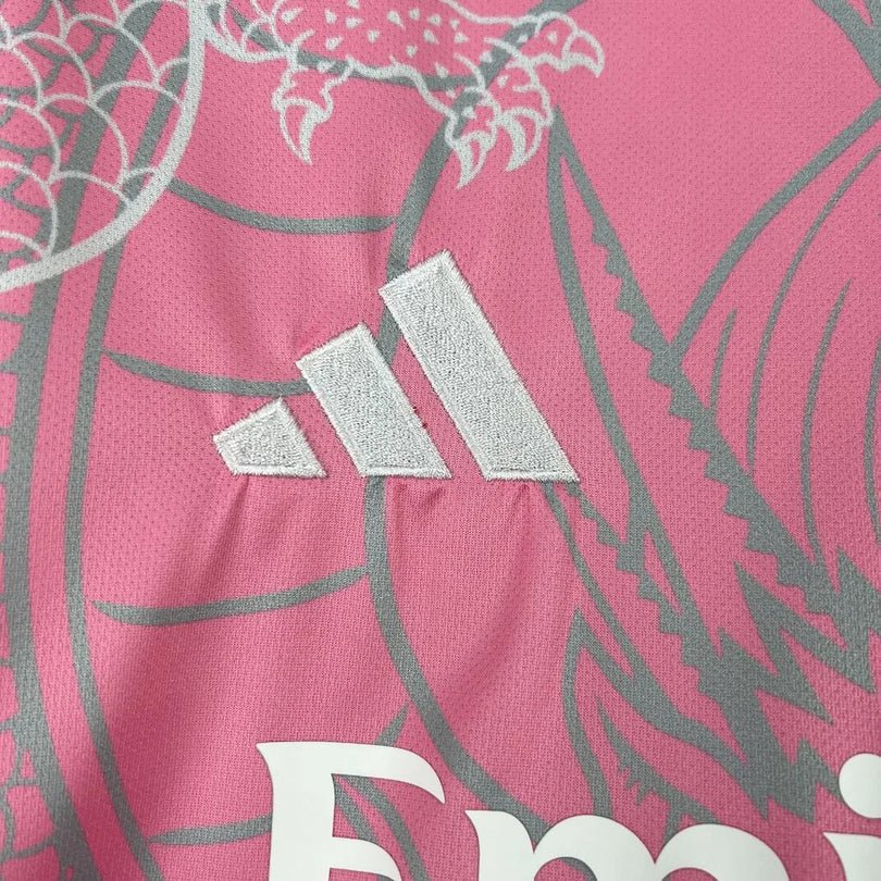 Real Madrid 2025 Pink Dragon Jersey